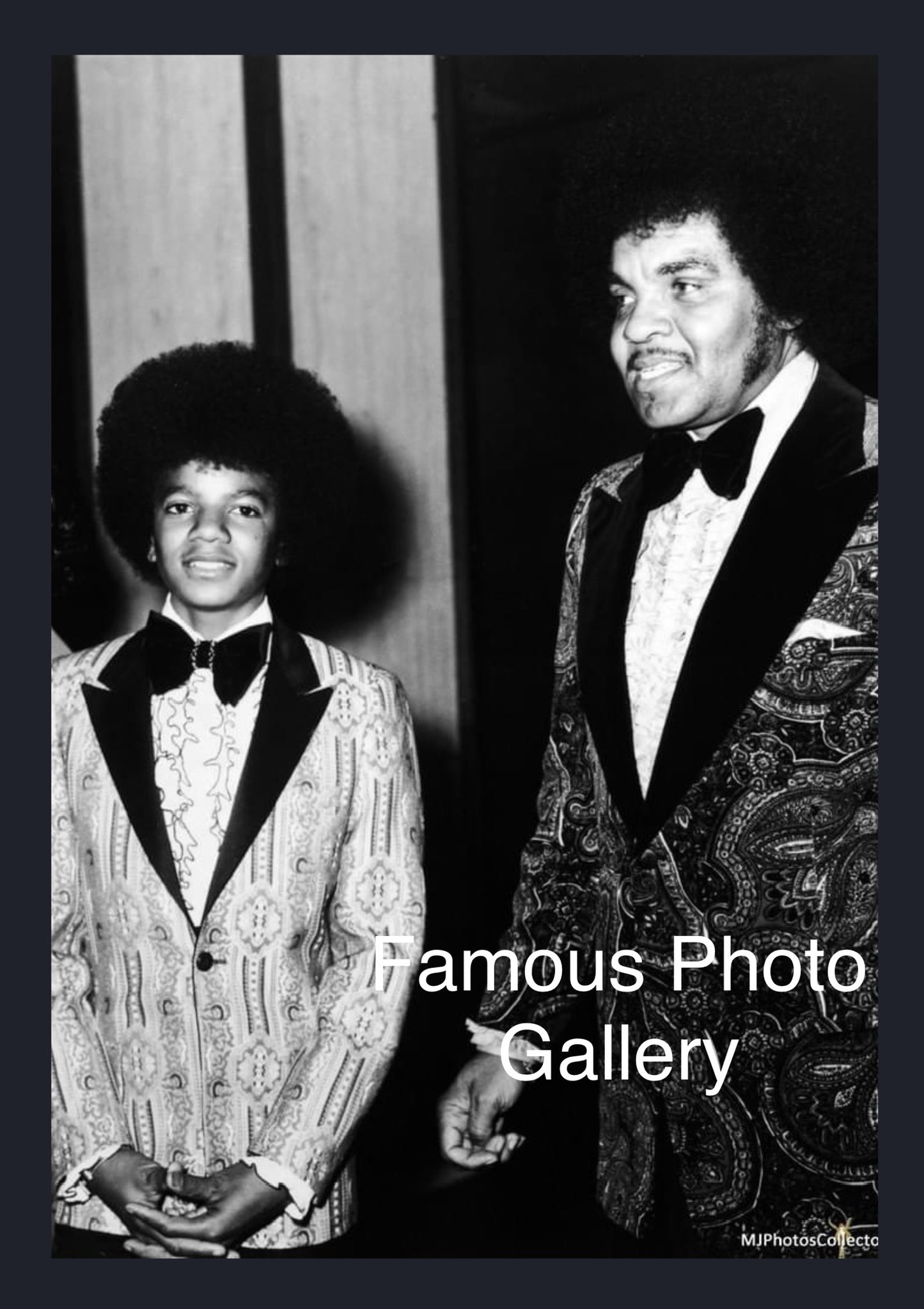 Michael & Joe Jackson 16x20 Picture/Frame