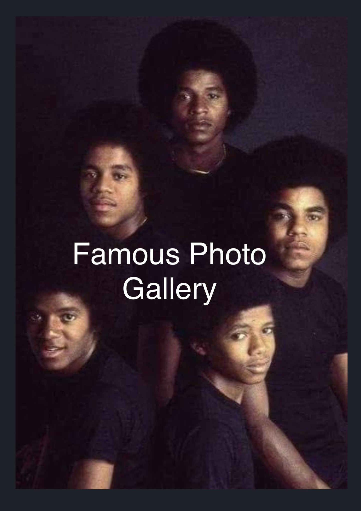The Jacksons 16x20 Picture/Frame