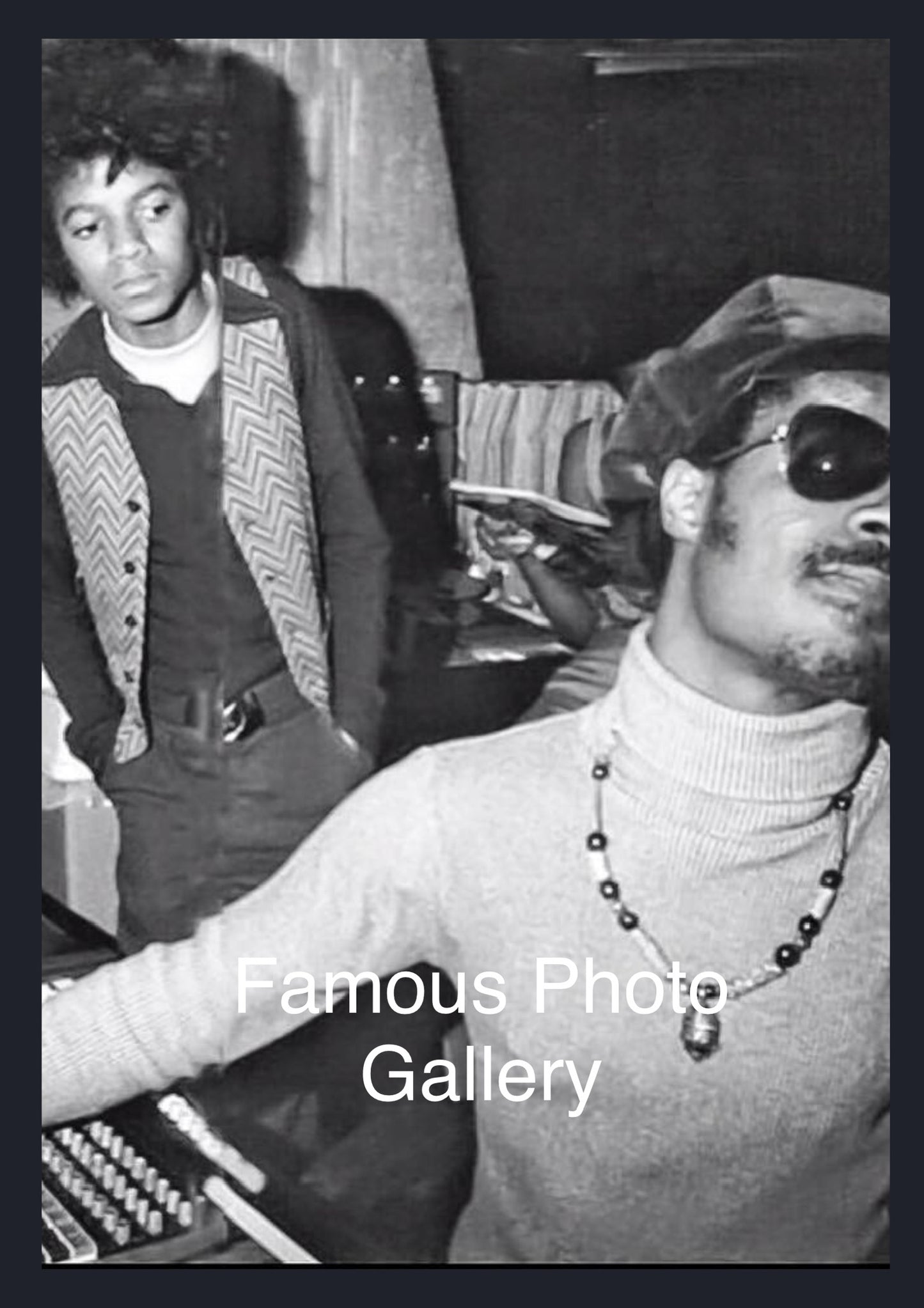 Michael Jackson & Stevie Wonder 16x20 Picture/Frame