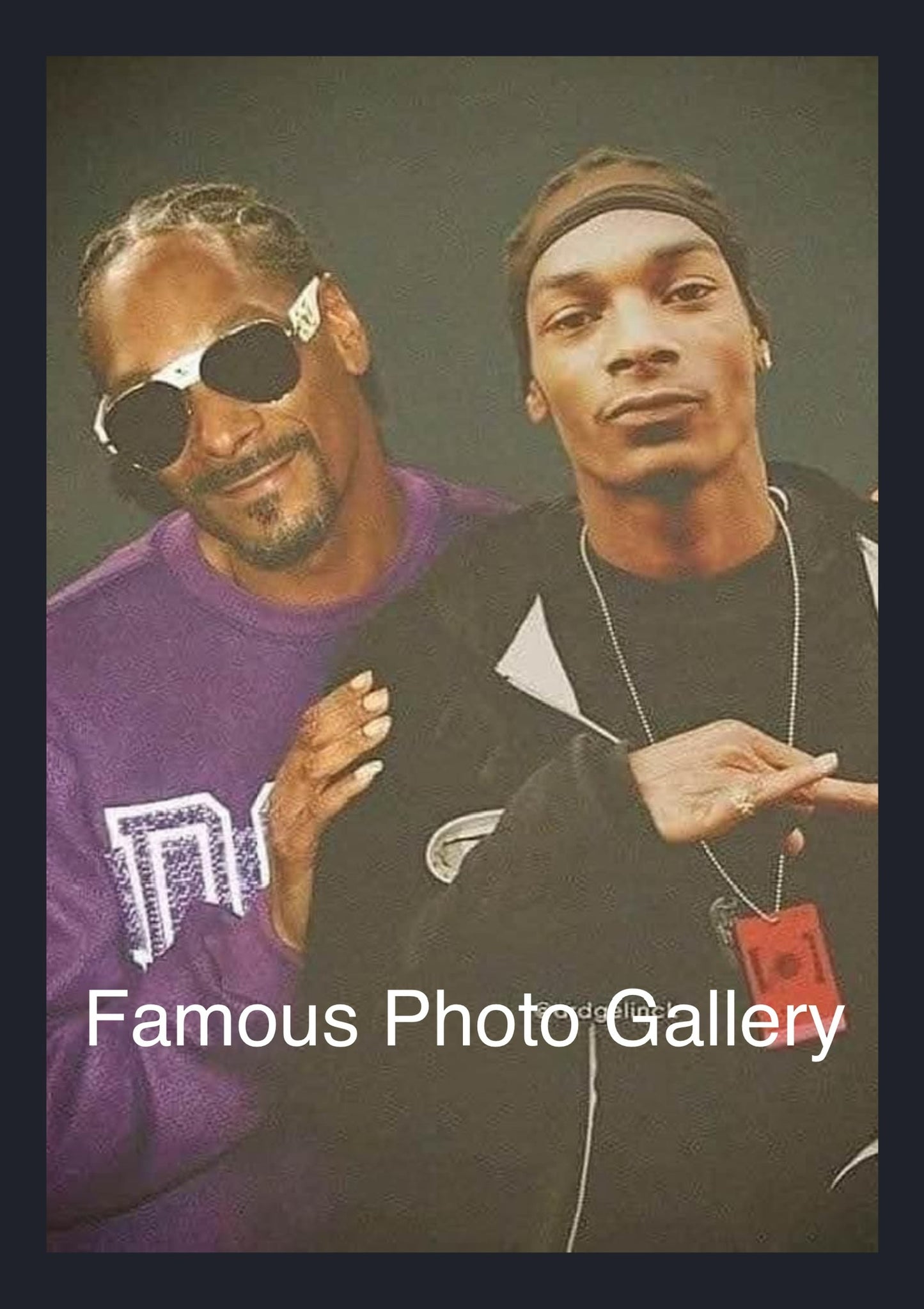 Snoop Dogg(Then & Now) 16x20 Picture/Frame