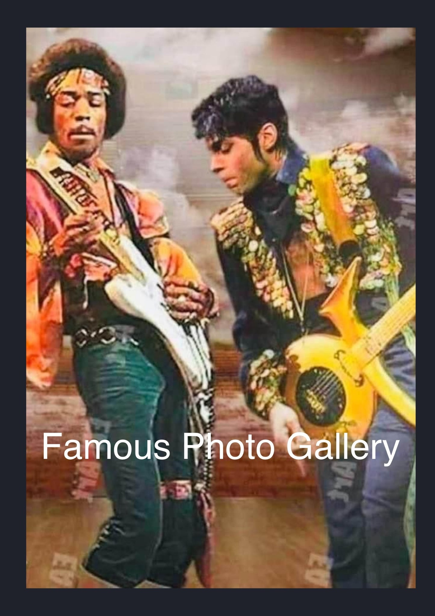Jimi Hendrix & Prince 16x20 Picture/Frame