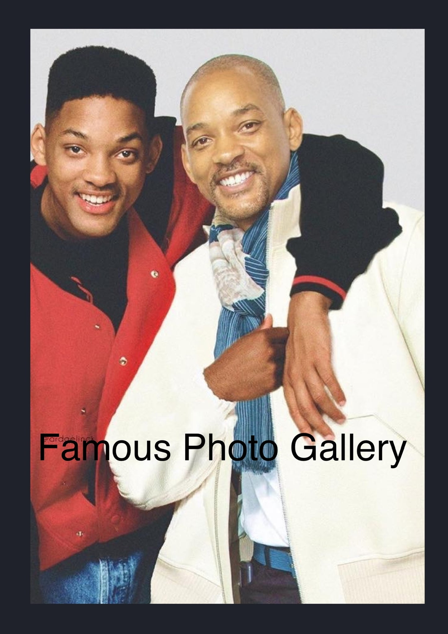 Will Smith (Then & Now) 16x20 Picture/Frame