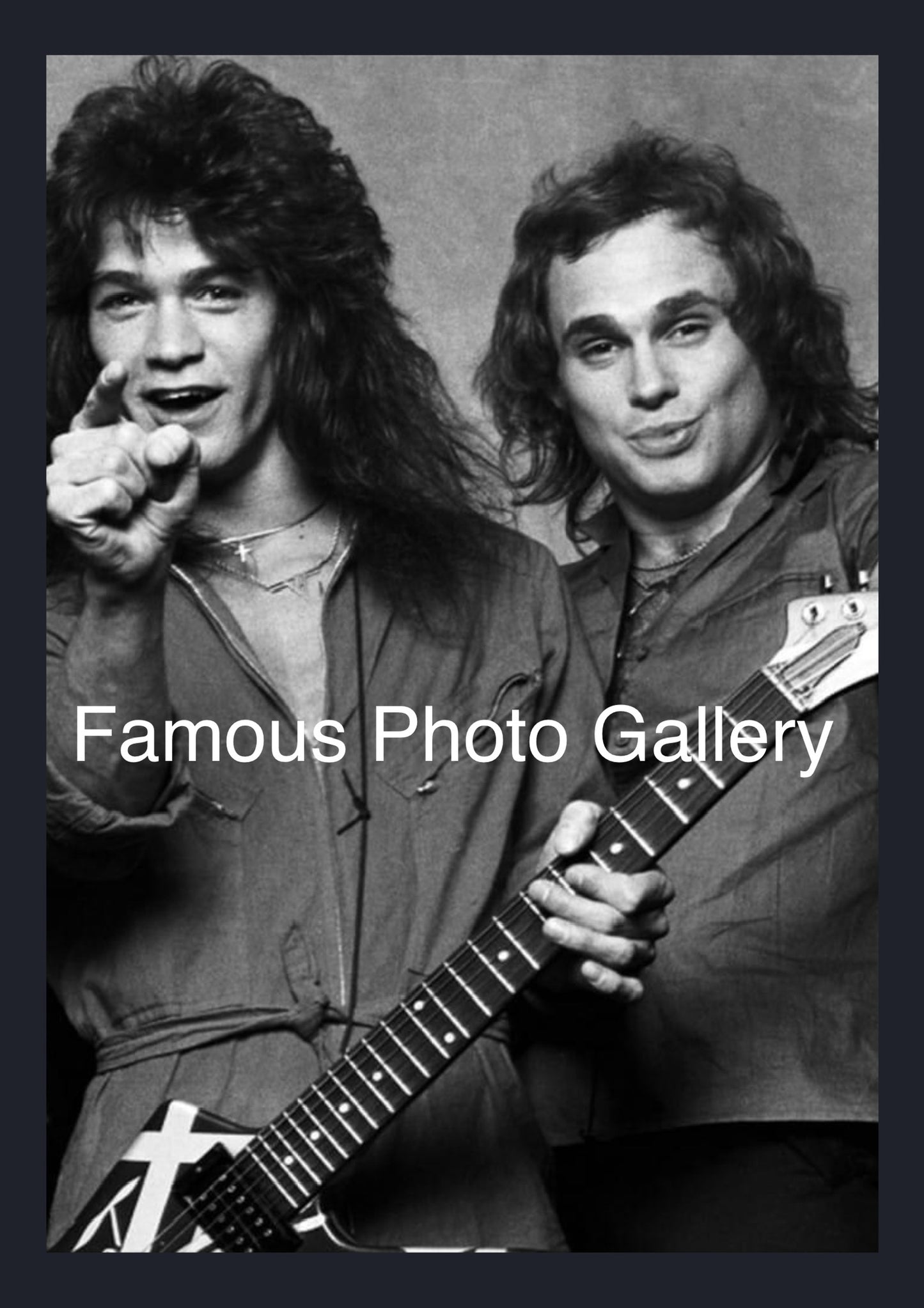 Van Halen (Eddie Van Halen & Michael Anthony) 16x20 Picture/Frame