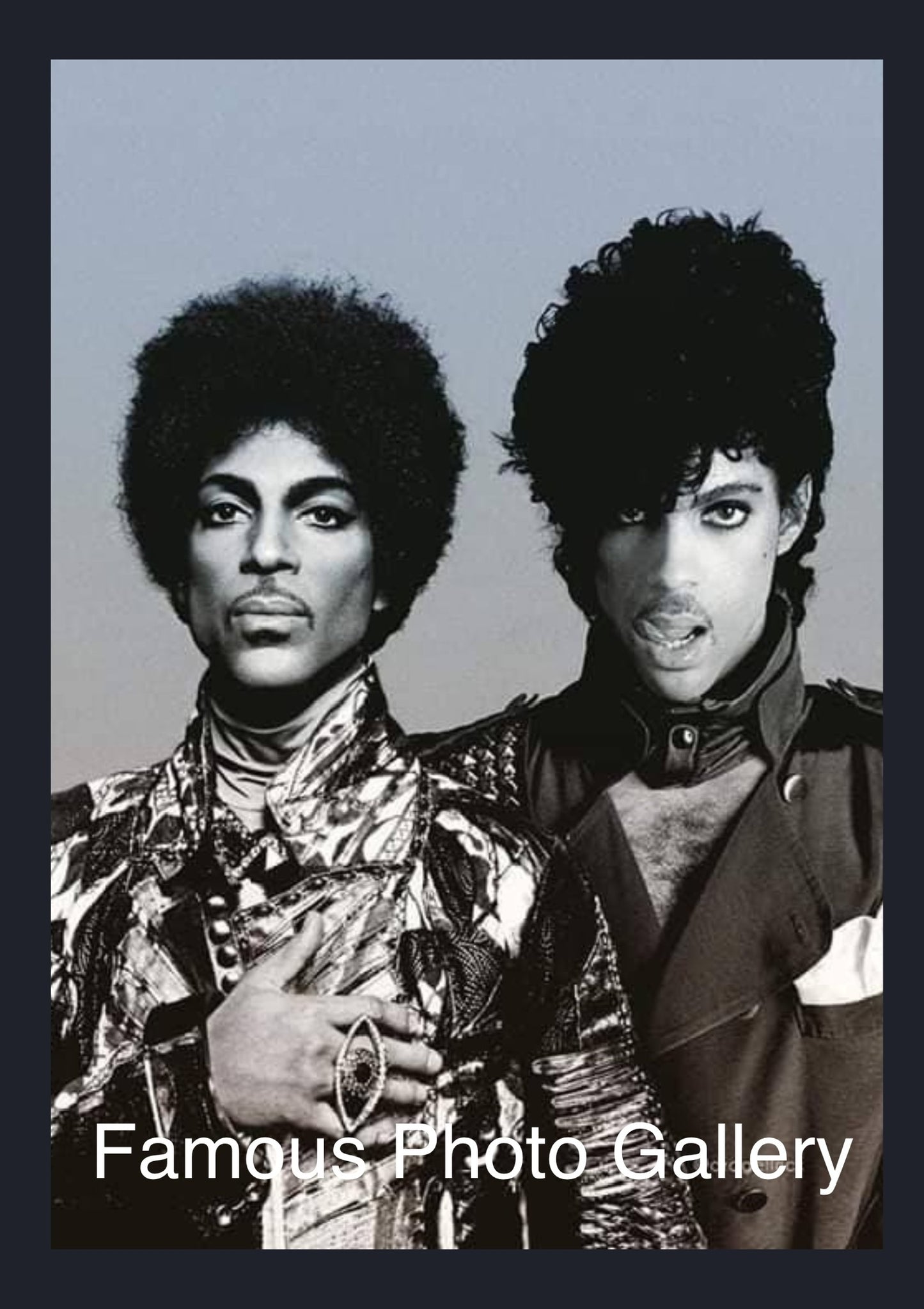 Prince (Then & Now) 16x20 Picture/Frame