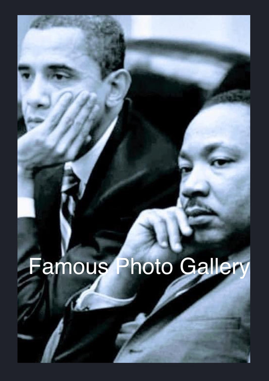 Barack Obama & MLK        16x20 Picture/Frame