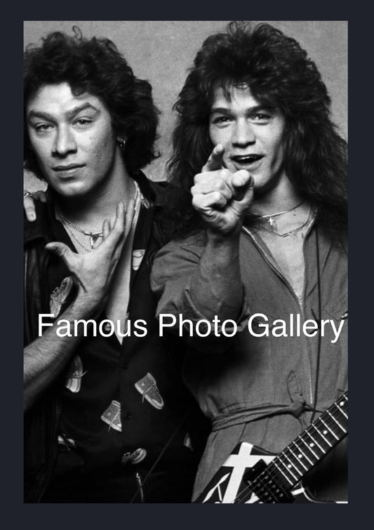 Van Halen                             (Alex & Eddie Van Halen)                                16x20 Picture/Frame