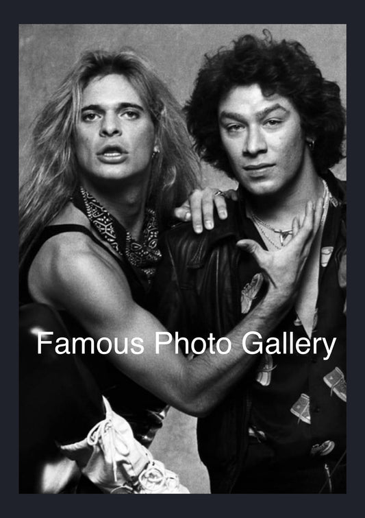 Van Halen (David Lee Roth & Alex Van Halen)                16x20 Picture/Frame