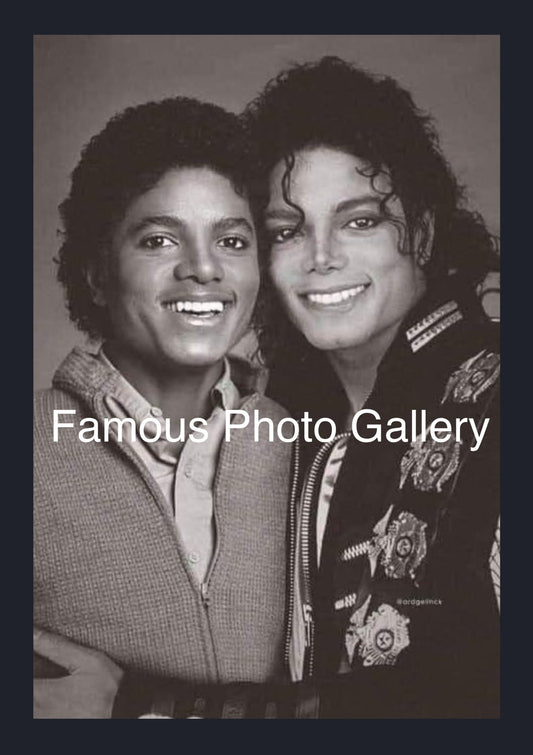 Michael Jackson (Then & Now) 16x20 Picture/Frame